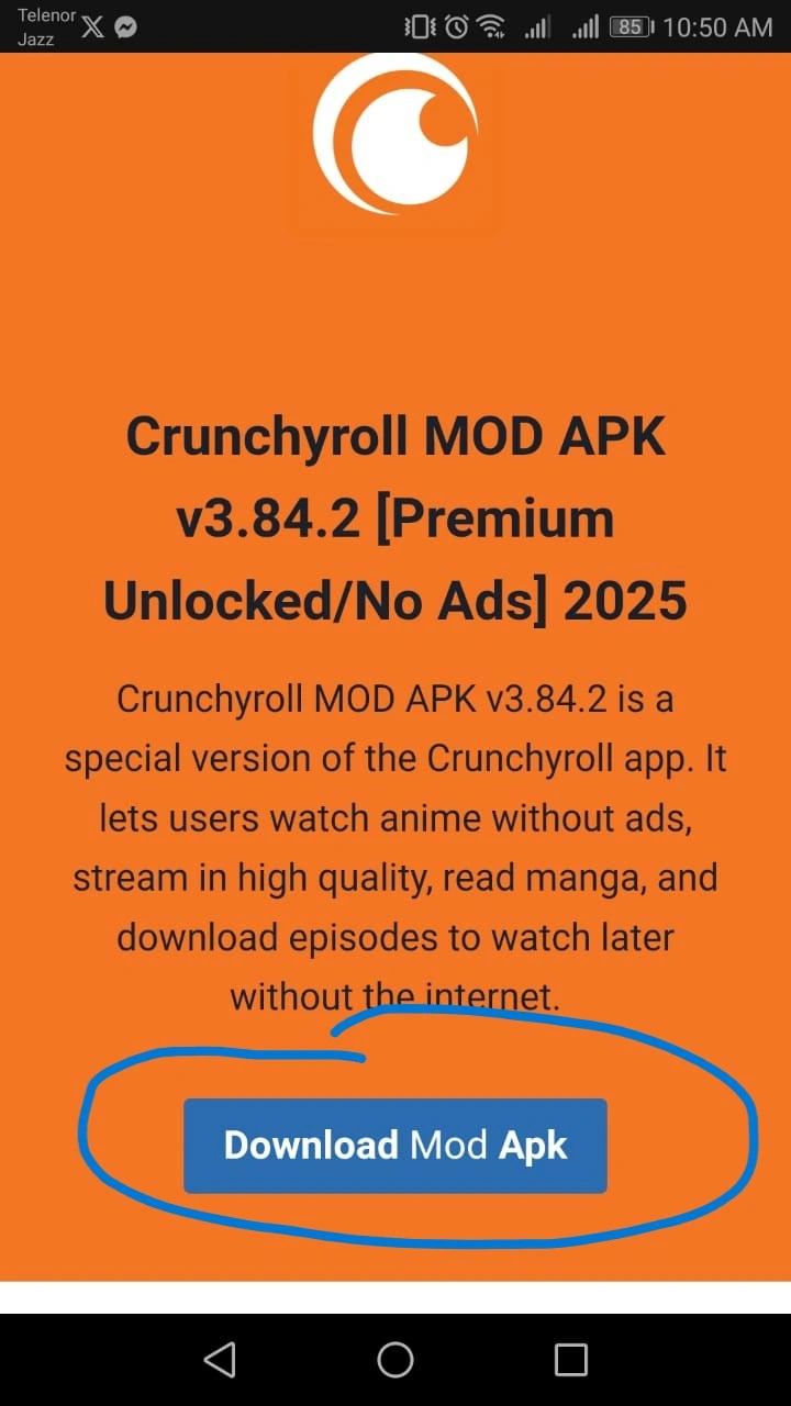Crunchyroll premium apk download