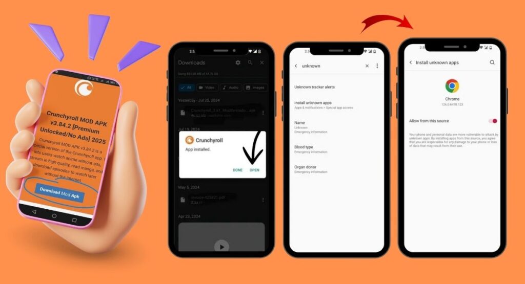 How to Install Crunchyroll Premium APK